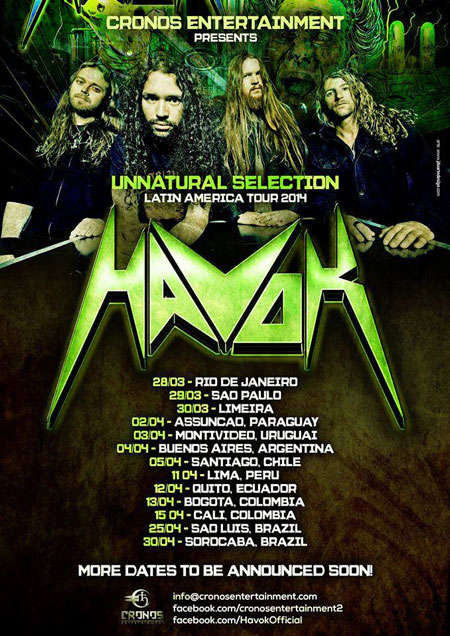 Havok en Colombia - 2014